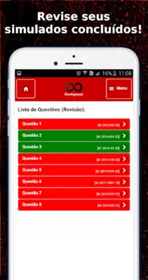 Simulado Prova/Exame OAB android App screenshot 0