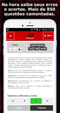 Simulado Prova/Exame OAB android App screenshot 1